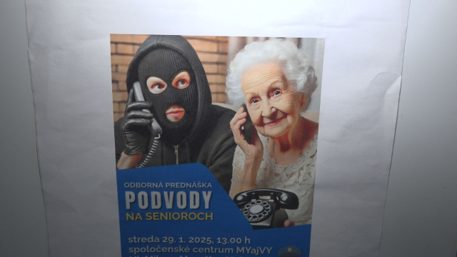 Prednáška – Podvody na senioroch