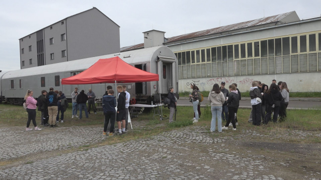 Protidrogový vlak zavítal na myjavskú železničnú stanicu